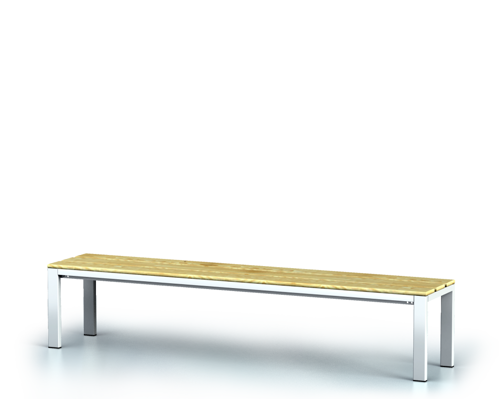Bank mit Fichtenlatten - Basisausführung 420 x 2000 x 400